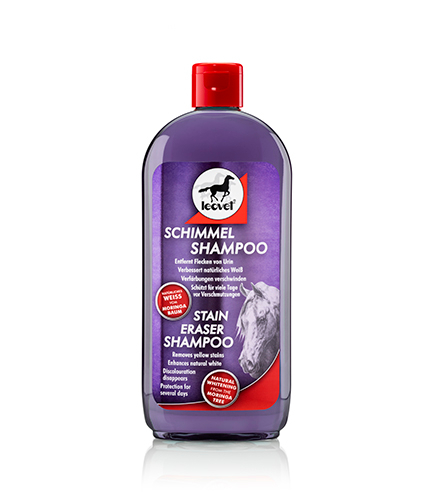 Shiny White Shampoo- Stain Eraser - Με λευκαντικούς παράγοντες για γκρι ή λευκά άλογα